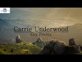 Carrie Underwood - Cry Pretty (Lyrics / Lyric Video)