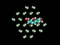 Animations of PVA Oligomers Binding to Ice Top view