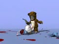 bear from bo selector shoots the crazy frog