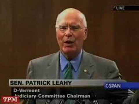 Patrick Leahy on the Wiretapping ...