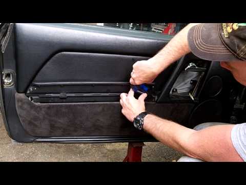 how to remove mercedes sl door panel