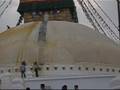 Cleaning the Stupa
