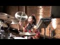 Sara, 13 yrs drummer girl, Drum SOLO with SPD-S