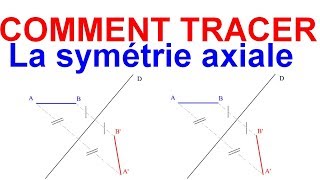Maths 6ème - Les Bases De La Géométrie : La symétrie axiale Exercice 23