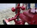 1898-1902 25 hp samson owned by andy bowers (hughson, ca) and dave wallace (modesto, ca); shown at california gold v, davenport, ca, may 16-18, 2008. 

there are some who question whether this is a samson engine. the front of the engine has characteristic features of a samson while the rear of the engine, specifically a spur and bevel gear for the larger timing gear, has never been seen on a verified samson. 

if you think you may have information to verify what this engine may be, please e-mail gas engine magazine assistant editor christian williams at cwilliams@gasenginemagazine.com


gas engine magazine, http://www.gasenginemagazine.com, is your best source for stationary gas engine information on the web.
