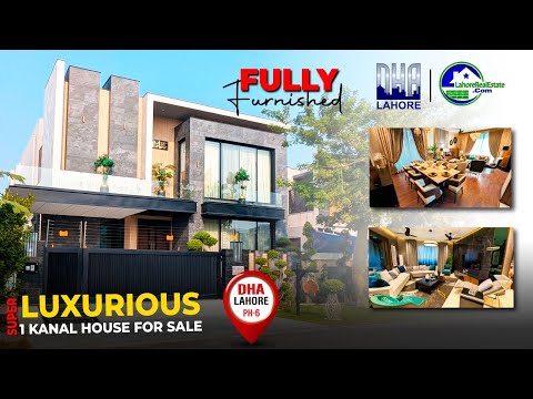 Explore the Most Luxurious 1 Kanal Furnished House in DHA Lahore