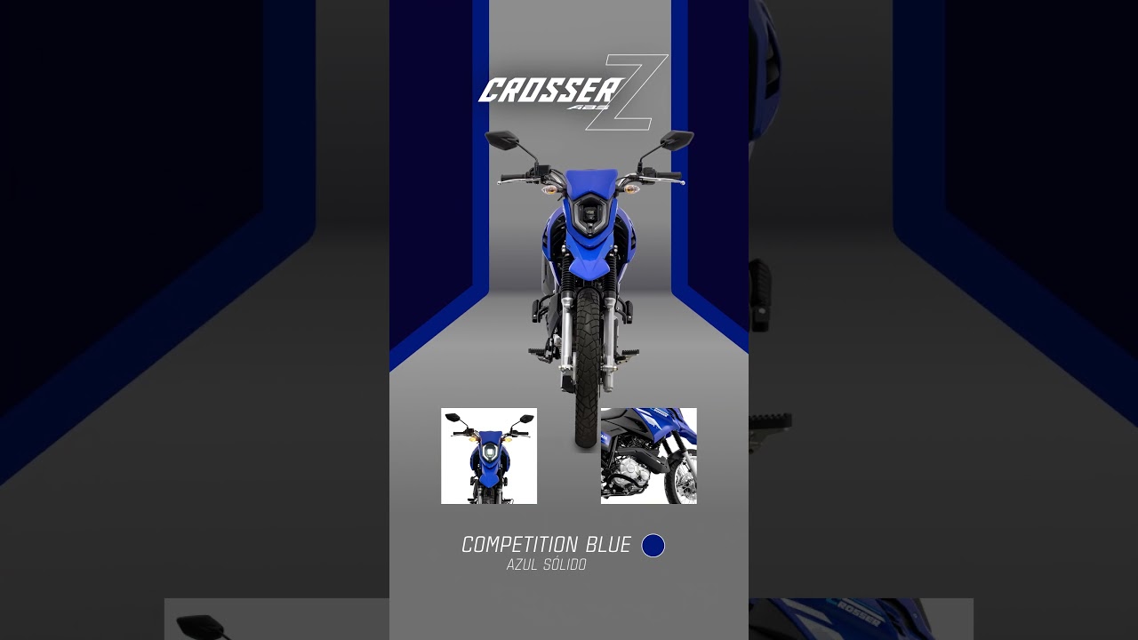 A linha 2026 da Yamaha Crosser ABS chega com novas opções de grafismos nas duas versões: S e Z. 🔥💙🏍️