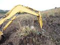 動画　大峰練習場にて岡部母ユンボ初体験