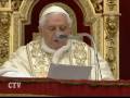 URBI ET ORBI MESSAGE - POPE BENEDICT XVI - EASTER 2009