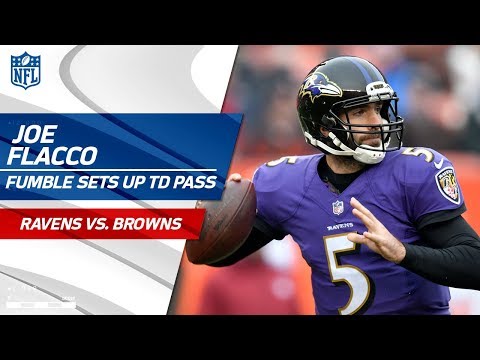 Video: C.J. Mosley's Forced Fumble Leads to Joe Flacco's TD Pass! | Ravens vs. Browns | NFL Wk 15