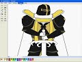 Runescape Drawing - Full Elite Black Armor