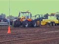 Trekkertrek met JCB 3185