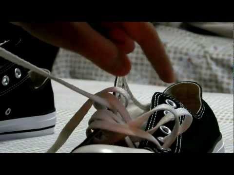 how to fasten converse laces