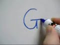 write the english alphabet