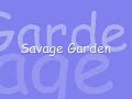 Savage garden - i don't know you anymore
