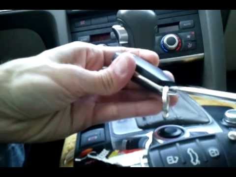 how to change audi key battery