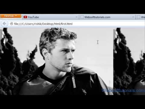 how to provide background image in html