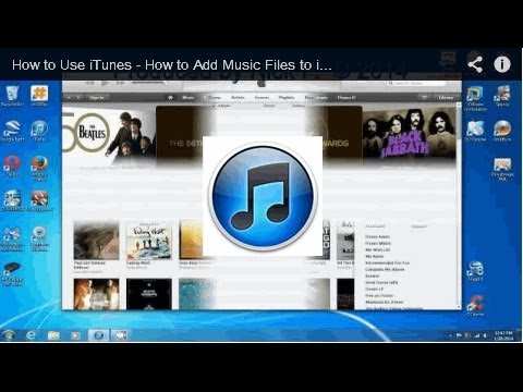 How to Use iTunes - How to Add Music Files to iTunes Library - Free & Easy