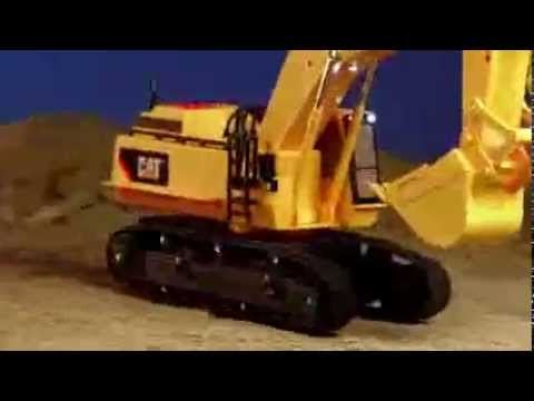 EXCAVADORA CAT - Increíble excavadora CAT a control remoto, como las de verdad para manejar y utilizar en tu casa. Hace todo igual que las reales.