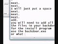 Backdoor tutorial 3 part 1 Backdoor tutorial 3 part 1