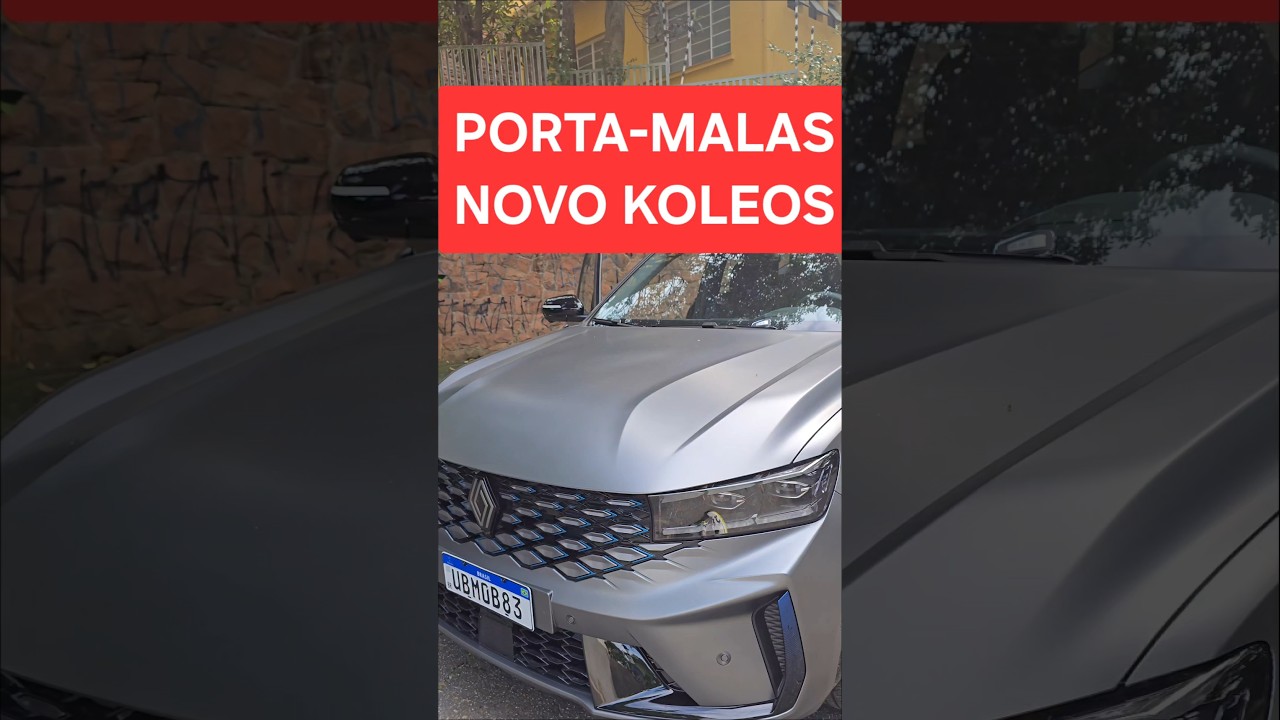 NOVO RENAULT KOLEOS É GIGANTE MAS TEM PORTA-MALAS PEQUENO. SABE PQ? #shorts