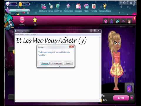 comment avoir des habits de garcon sur msp