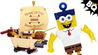 SpongeBob Sponge Out Of Water Burgermobile Showdown Mega Bloks Review