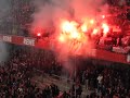 1.FC Köln : Bayer 04 Leverkusen Pyro + Choreo 25.02.12 (Gästeblock) + Bengalo + Feuerwerkskörper