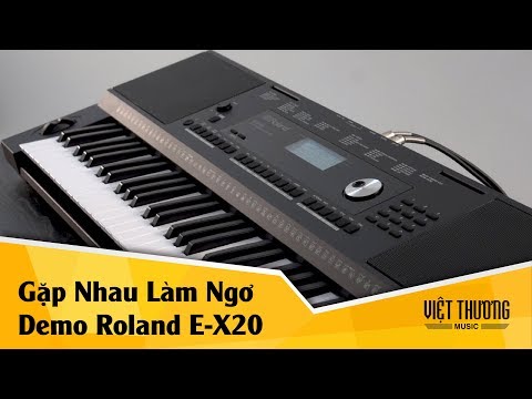 Demo organ Roland E-X20 | Gặp Nhau Làm Ngơ