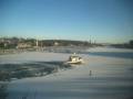 Small icebreaker in action, Tonsberg, Norway