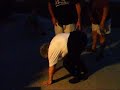 90 year old Grandma doing a handstand.