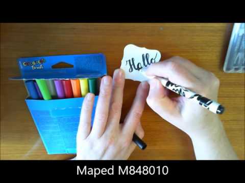 Handlettering Materialien