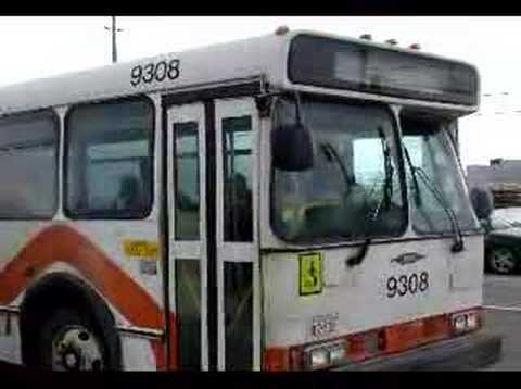 A Ride on 1993 Mississauga Transit Orion V 9308
