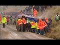 Wales 08 - Hirvonen crash and roll over Wales 08 - Hirvonen crash and roll over