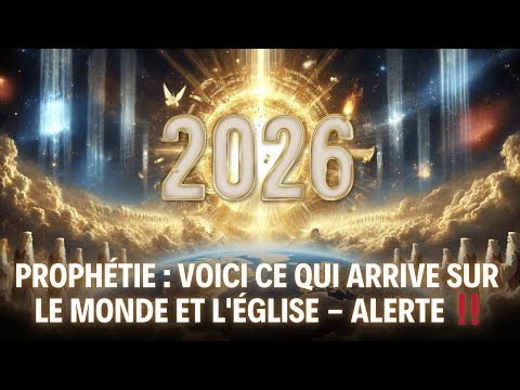 PROPHÉTIE 2026 : VOICI CE QUI ARRIVE SUR LE MONDE ET L’ÉGLISE – ALERTE Part 2