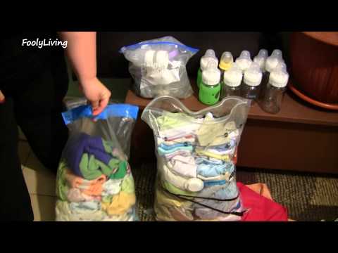 how to organize baby clothes