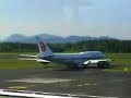 Boing 747 - 400 Take off on the Brnik