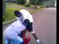 Me damon and Shaq jump his kid