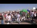 Hosni Mubarak supporters and opponents... - no comment