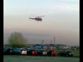 Landing of an Alouette III /IAR-316B helicopter