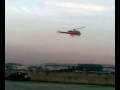 Landing of an Alouette III /IAR-316B helicopter