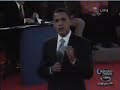 1 Second Presidential Debate 2008  obama McCain Baltimore University in Nashville