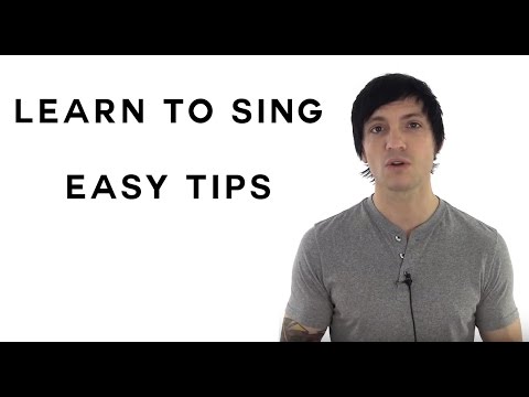 how to learn to sing