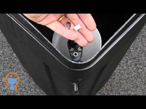 how to drain brine tank