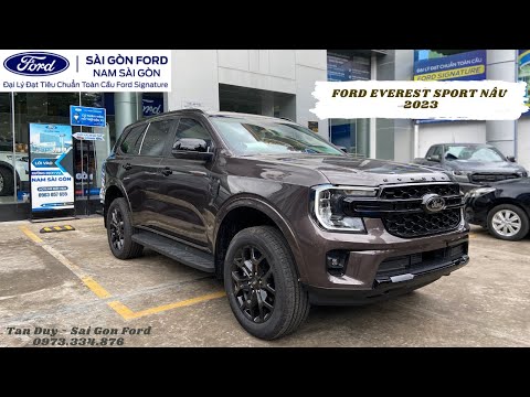 MÀU NÂU EQUINOX TRÊN FORD EVEREST SPORT 2023 SO KÈ TITA MÀU TRẮNG TUYẾT |TẤN DUY - SÀI GÒN FORD|