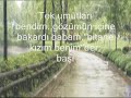 hüzünlü bir şiir