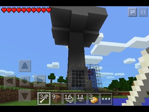 how to make a bucket in minecraft p.e