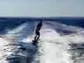 Alessandra wakeboarding in Croatia