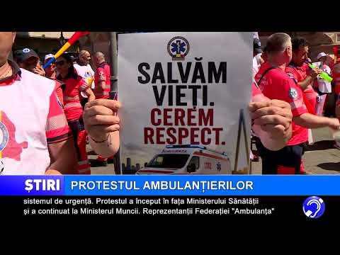 Protestul ambulanțierilor...