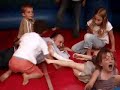 40 year old Gary on a Bouncy Castle